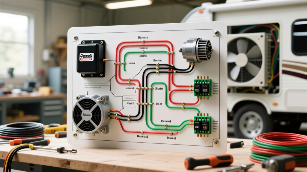 Understanding the Wiring Diagram for AC Capacitor in RVs