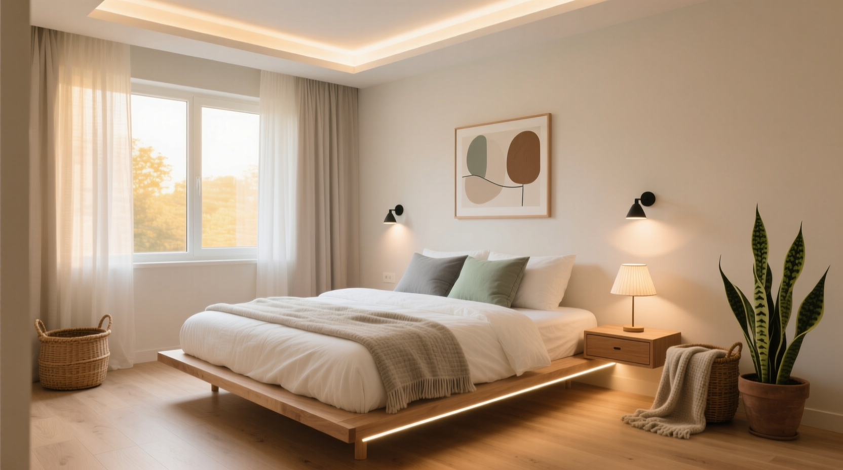 how to create a calming bedroom for better sleep design and lighting tips