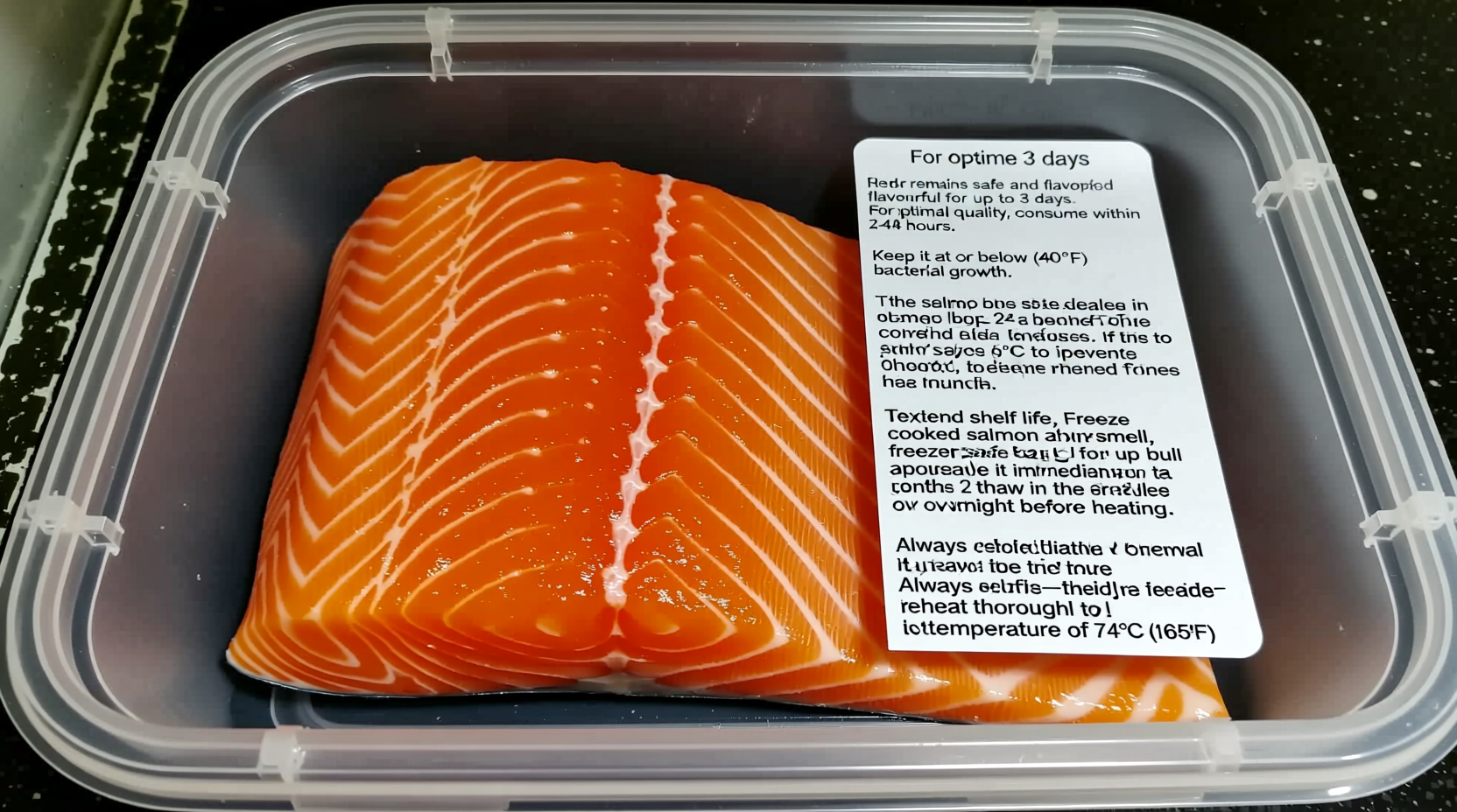 how long is cooked salmon good for in fridge