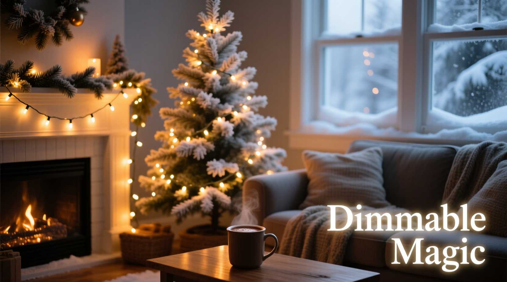 mood lighting with dimmable christmas strings is it possible