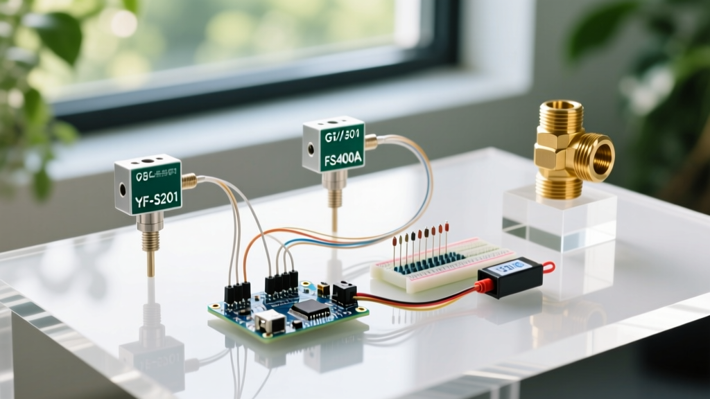 Flow Sensor Arduino Showdown: YF-S201 vs FS400A Tested