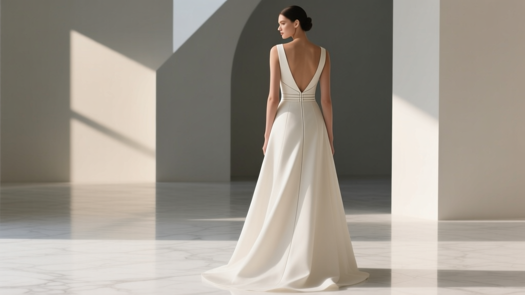 A-Line Wedding Dresses with Low Backs: Fit Support Tips