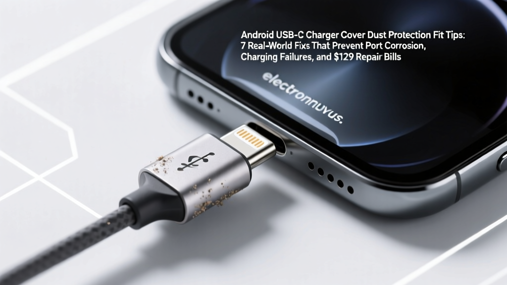 Android USB-C Charger Cover Dust Protection Fit Tips: 7 Real-World Fixes That Prevent Port Corrosion, Charging Failures, and $129 Repair Bills