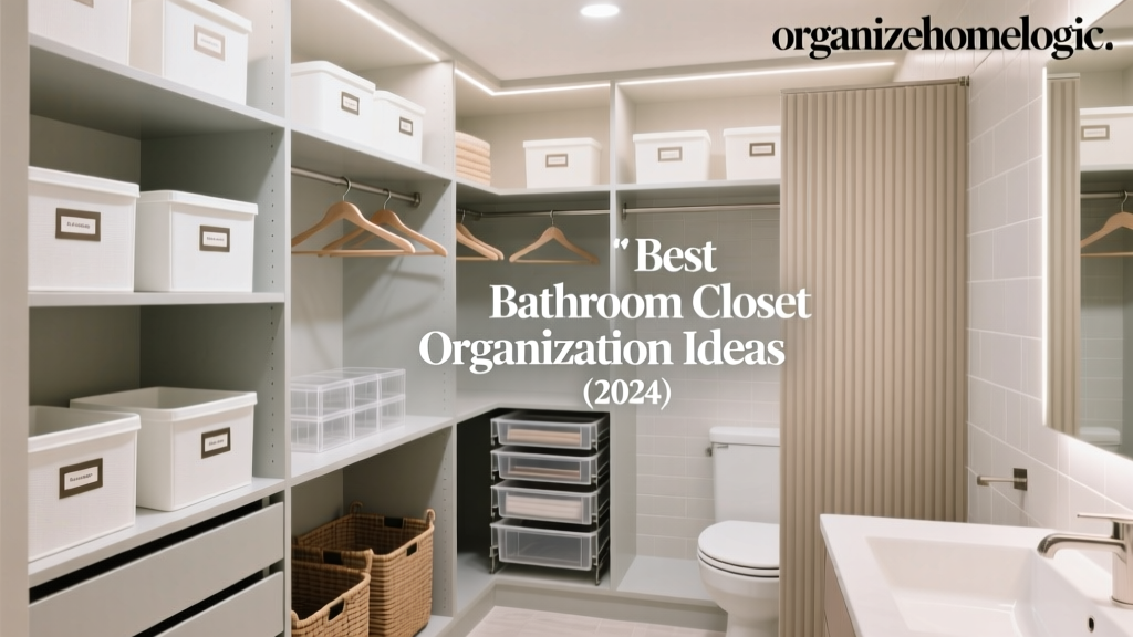 Best Bathroom Closet Organization Ideas (2024)