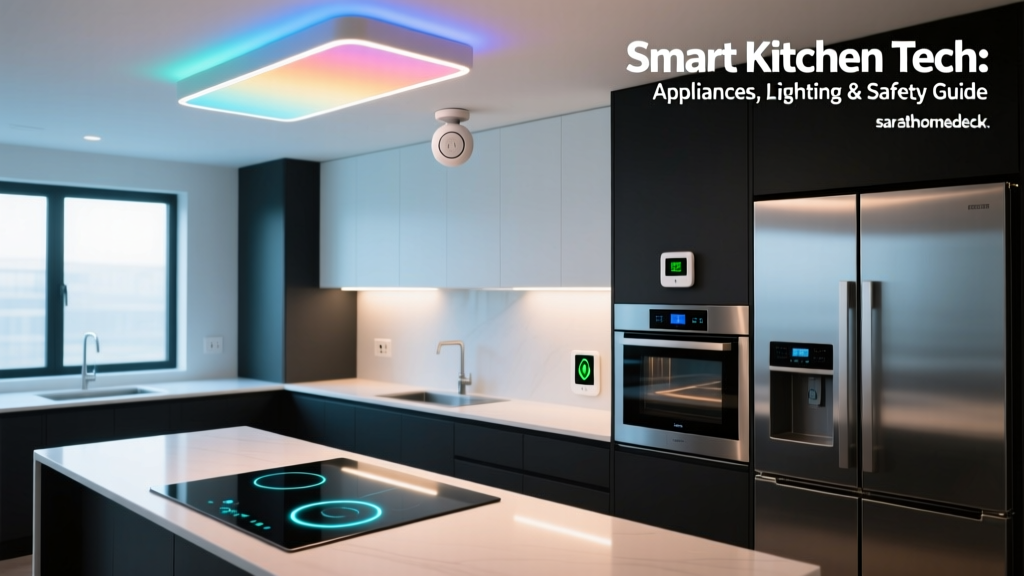 Smart Kitchen Tech: Appliances, Lighting & Safety Guide