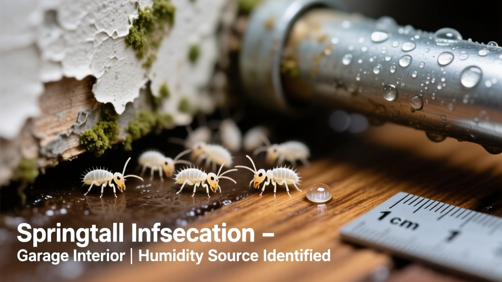 Springtails in Garage: Identification and Control