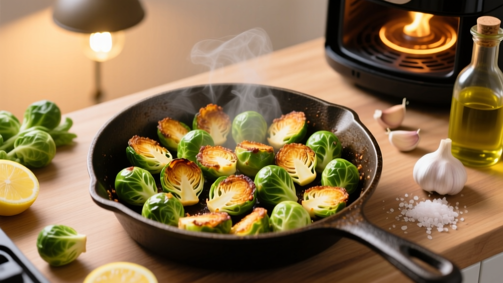 Crispy Air Fryer Brussels Sprouts (Every Time)