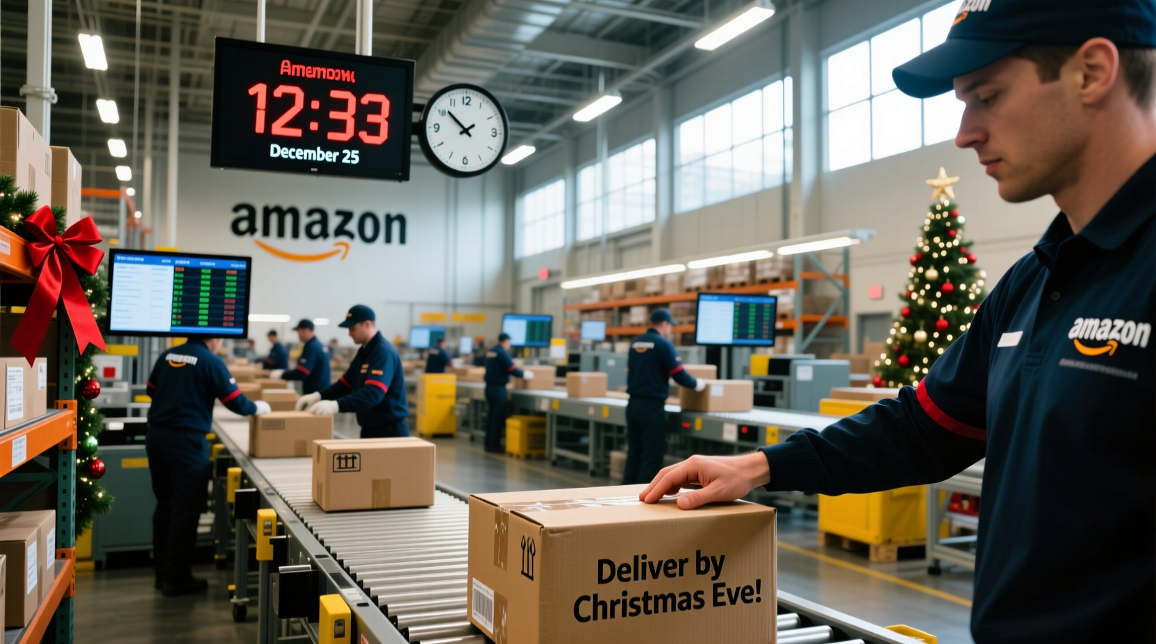 is amazon open on christmas