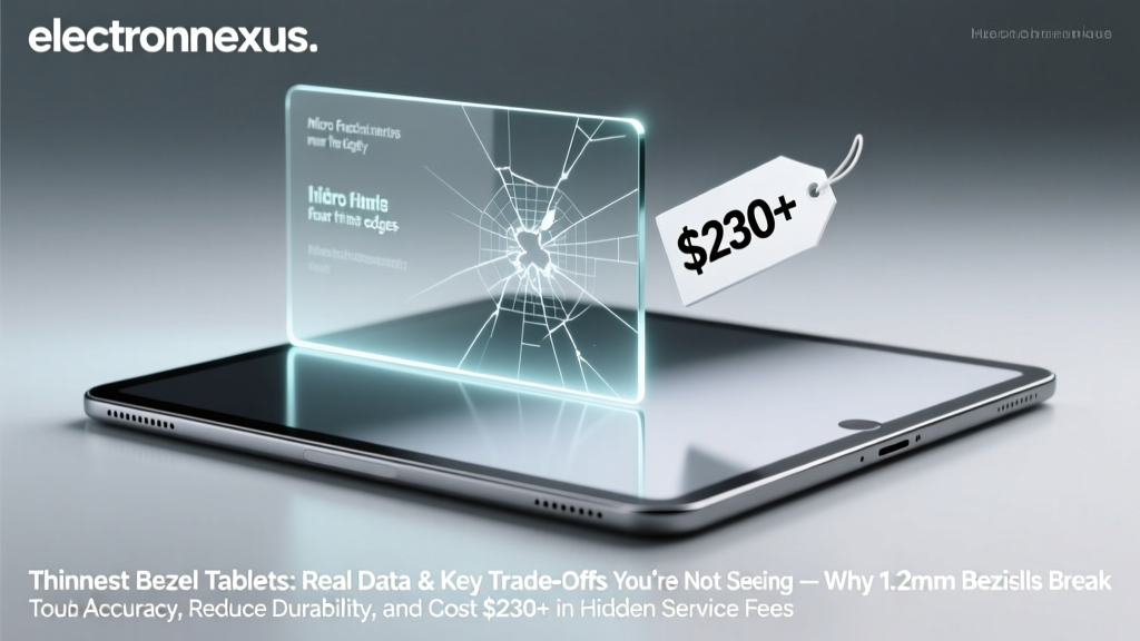 Thinnest Bezel Tablets: Real Data & Key Trade-Offs You’re Not Seeing — Why 1.2mm Bezels Break Touch Accuracy, Reduce Durability, and Cost $230+ in Hidden Service Fees