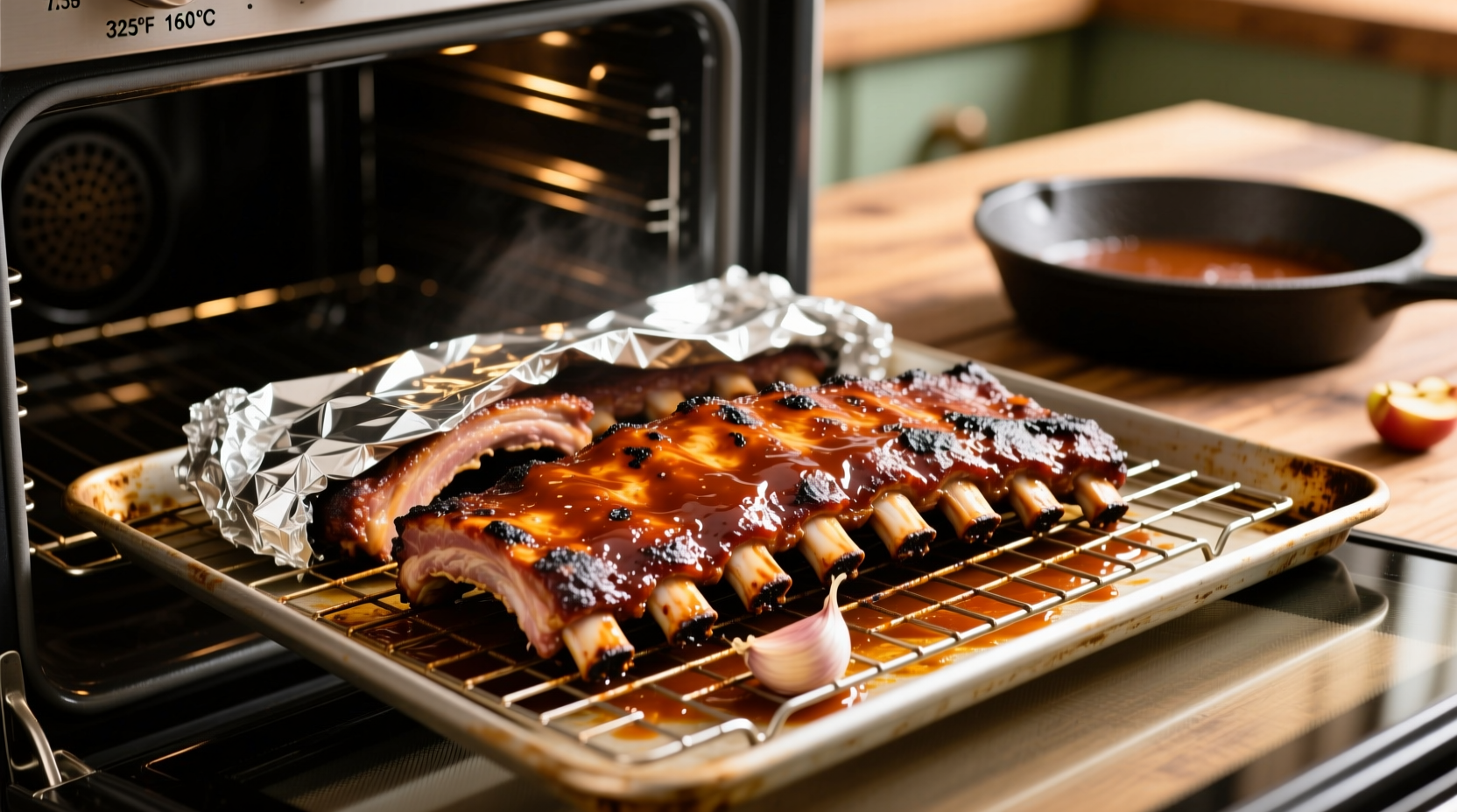 how long to cook spare ribs in oven