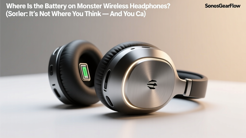Where Is the Battery in Monster Wireless Headphones?