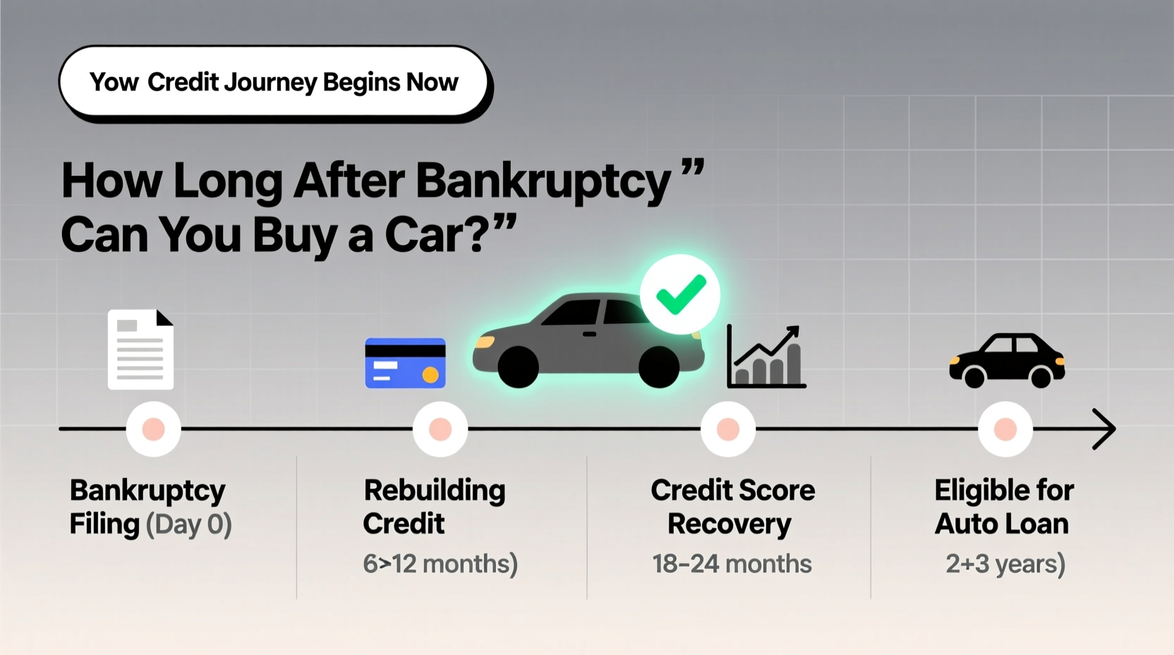 how long after bankruptcy can you buy a car