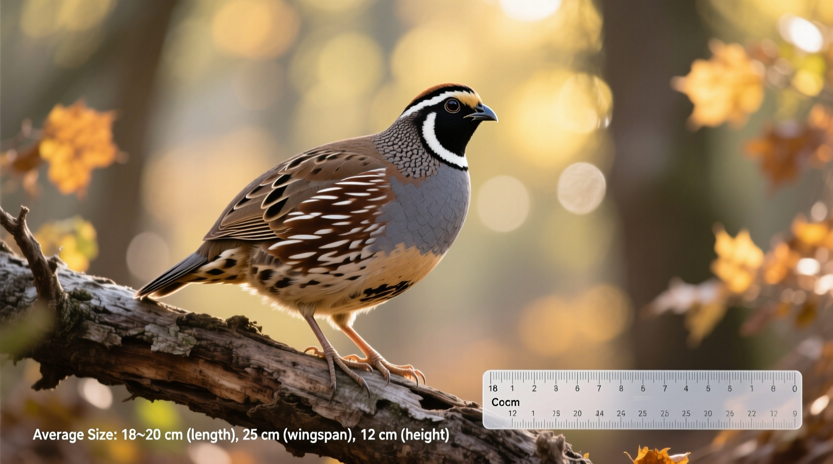 how big is a quail bird