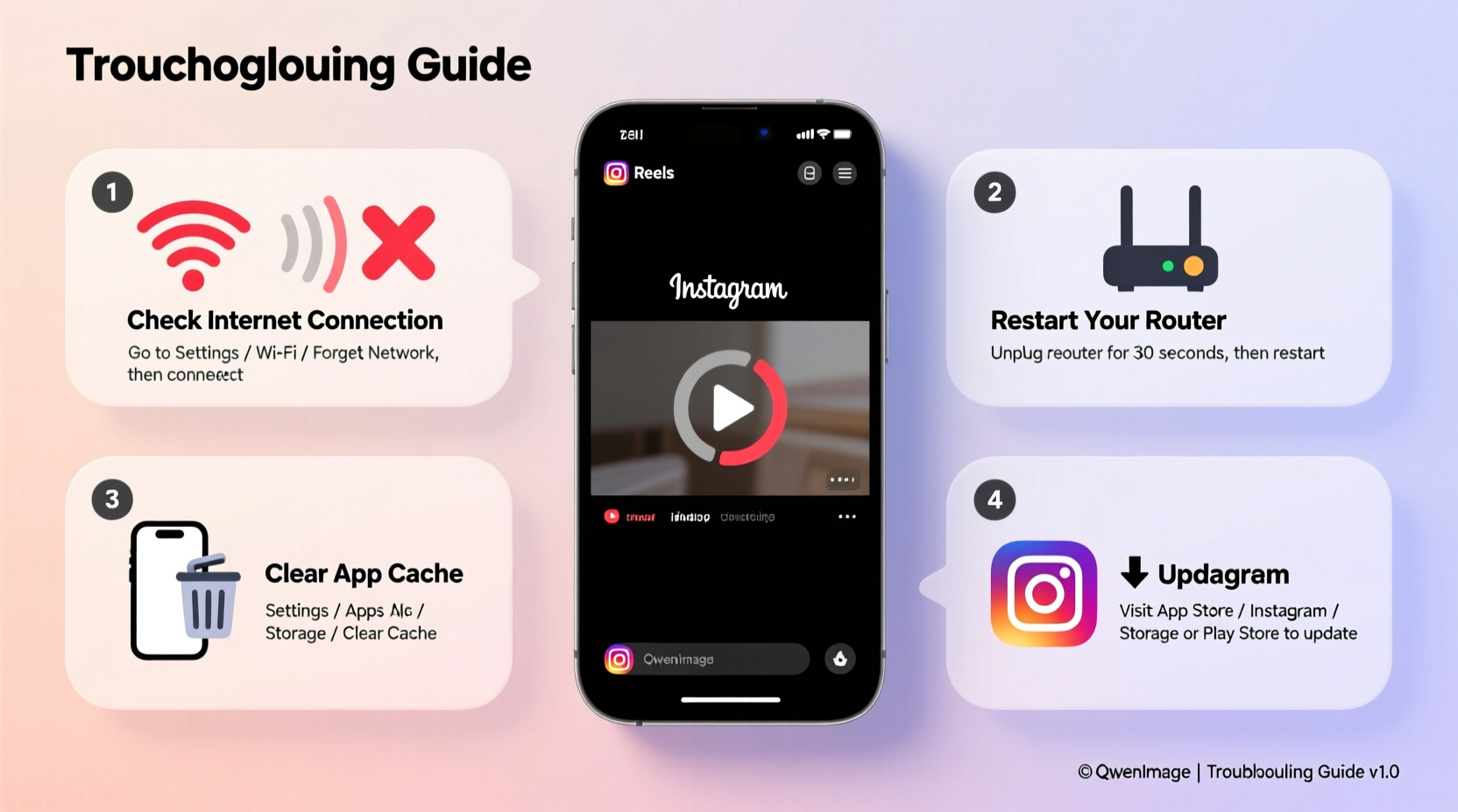 why does my instagram reels keep buffering troubleshooting network settings