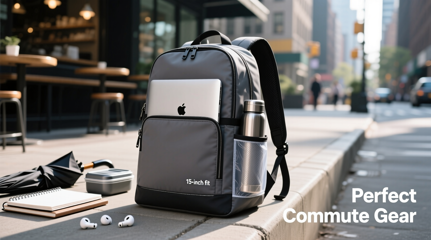 how to choose the perfect backpack for commuting that fits a laptop and lunch