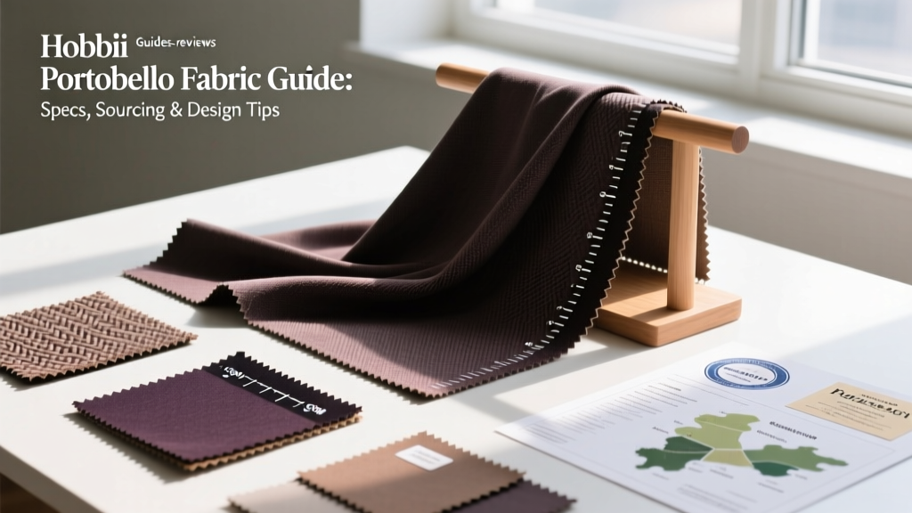 Hobbii Portobello Fabric Guide: Specs, Sourcing & Design Tips