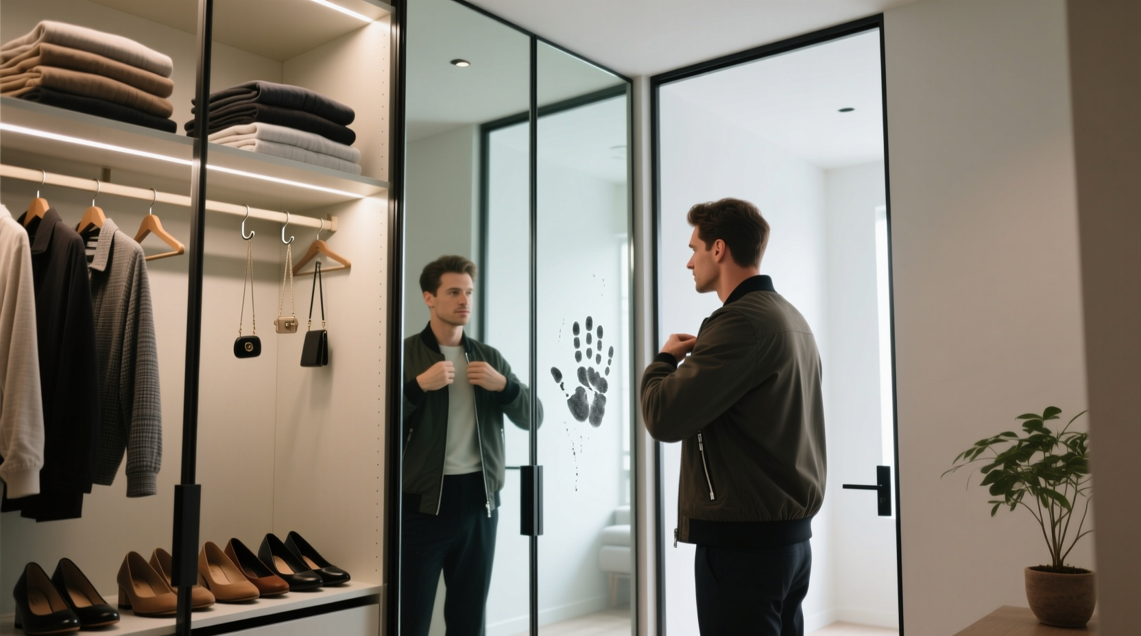 mirrored closet door worth it or dust magnet