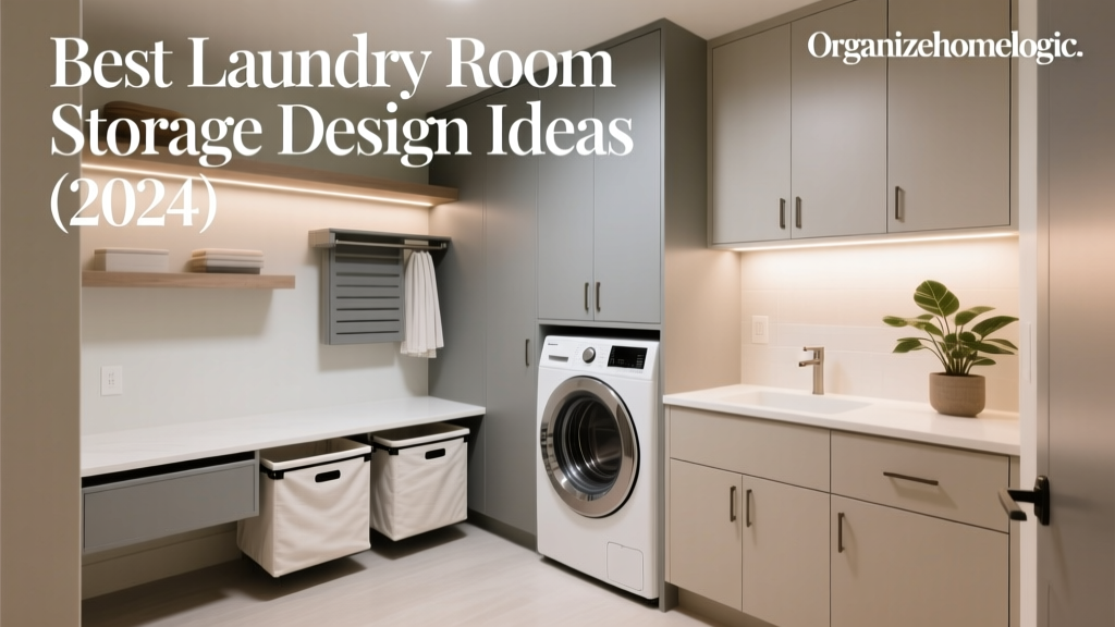 Best Laundry Room Storage Design Ideas (2024)