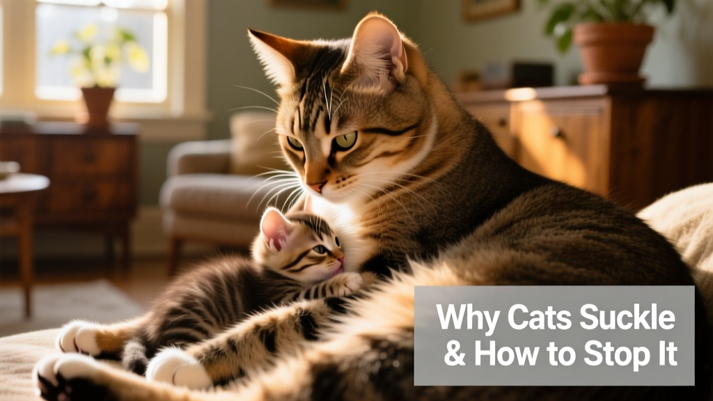 Cat Suckling: Why Cats Suckle and How To Stop It