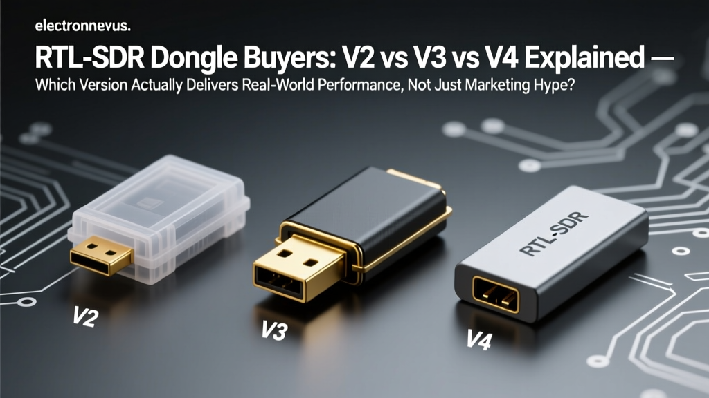 RTL-SDR Dongle Buyers: V2 vs V3 vs V4 Explained — Which Version Actually Delivers Real-World Performance, Not Just Marketing Hype?
