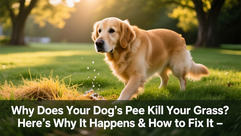Is Dog Pee Killing Your Grass? Here's Why It Happens and How to Fix It