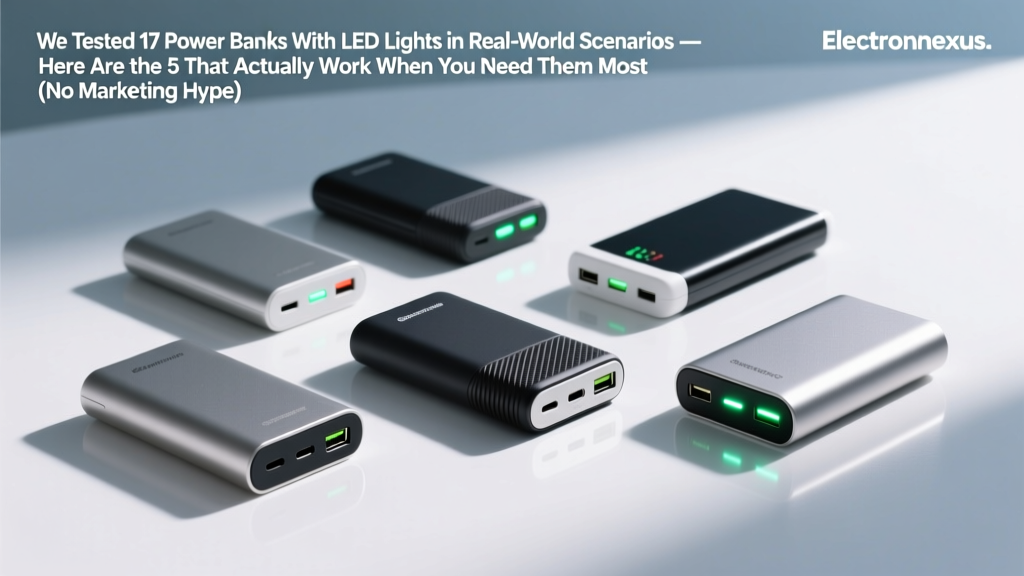 We Tested 17 Power Banks With LED Lights in Real-World Scenarios — Here Are the 5 That Actually Work When You Need Them Most (No Marketing Hype)