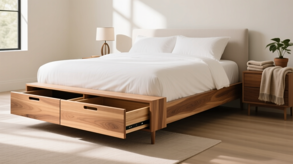 Best Under Bed Wooden Drawers for Queen Beds