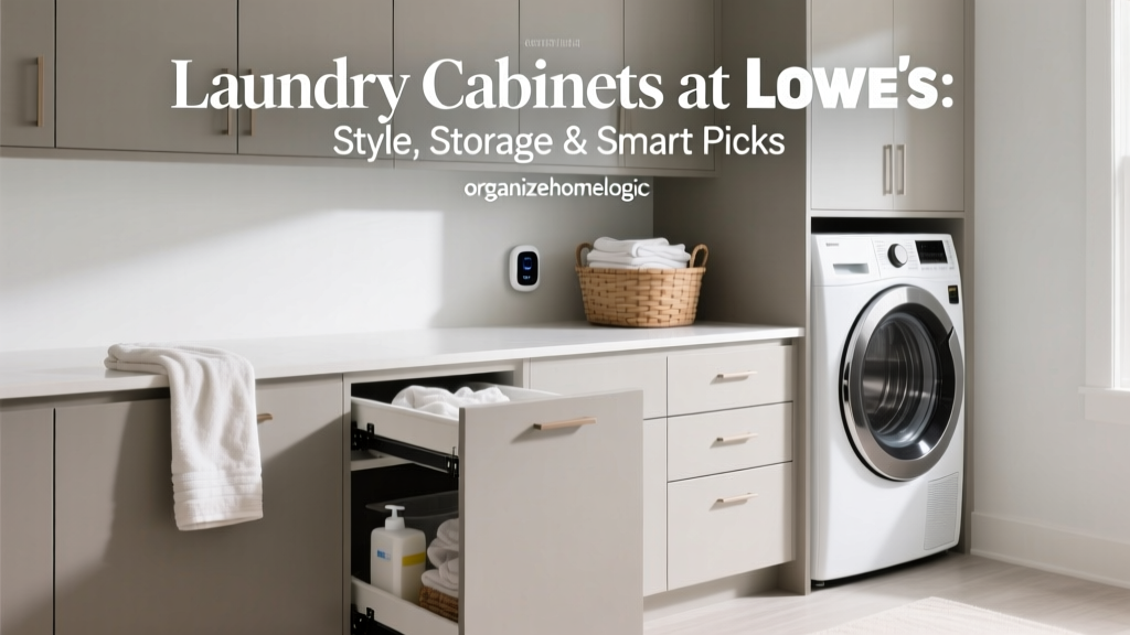 Laundry Cabinets at Lowe’s: Style, Storage & Smart Picks