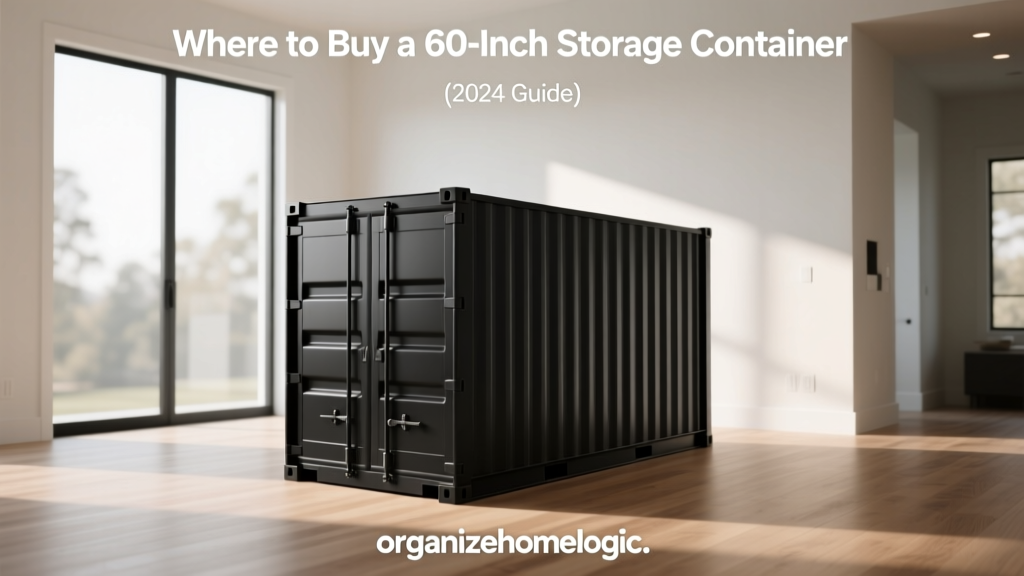 Where to Buy a 60-Inch Storage Container (2024 Guide)