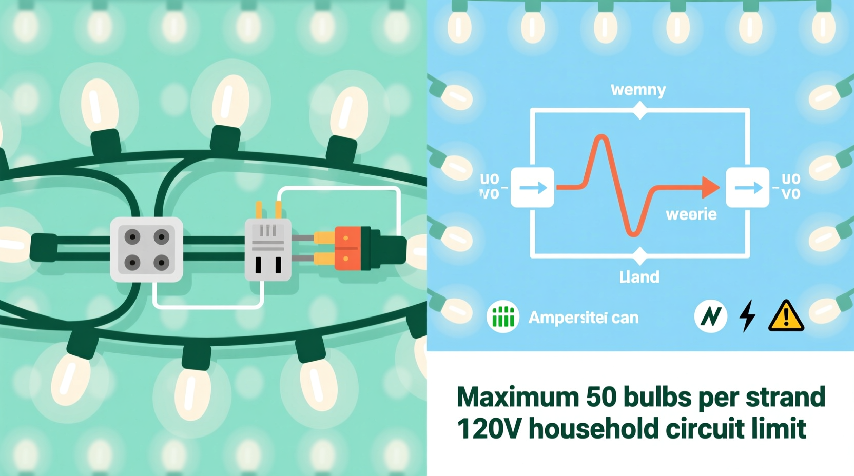 why do strands of christmas lights have limits on how many can be connected
