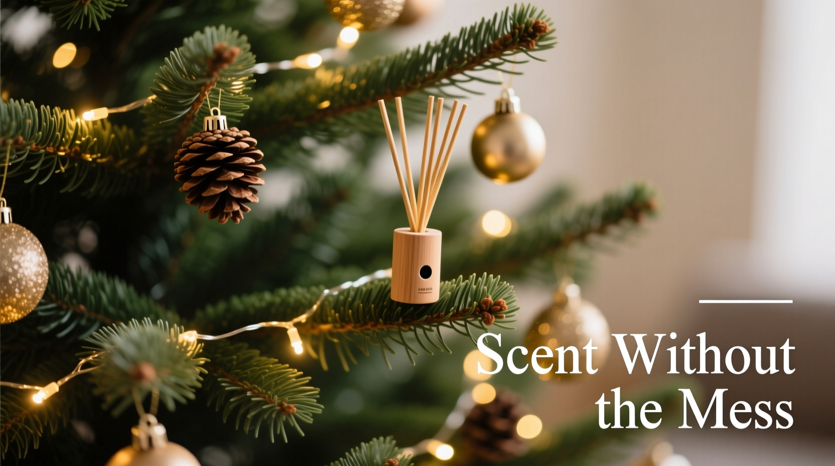 how to add scent diffusion to your christmas tree without mess