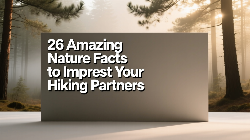 26 Amazing Nature Facts To Impress Your Hiking Partners