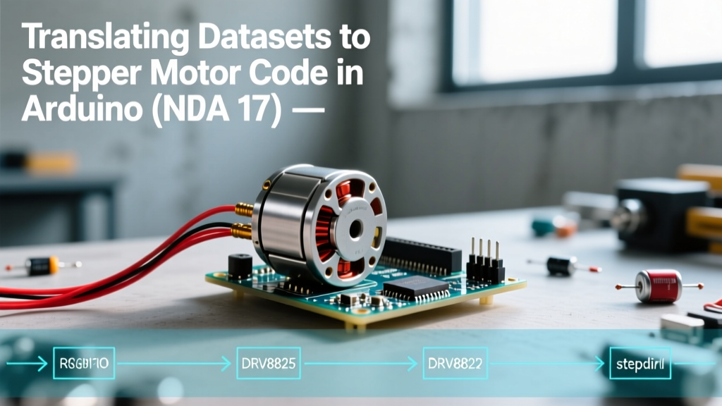 Translating Datasheets to Stepper Motor Code in Arduino (NEMA 17)