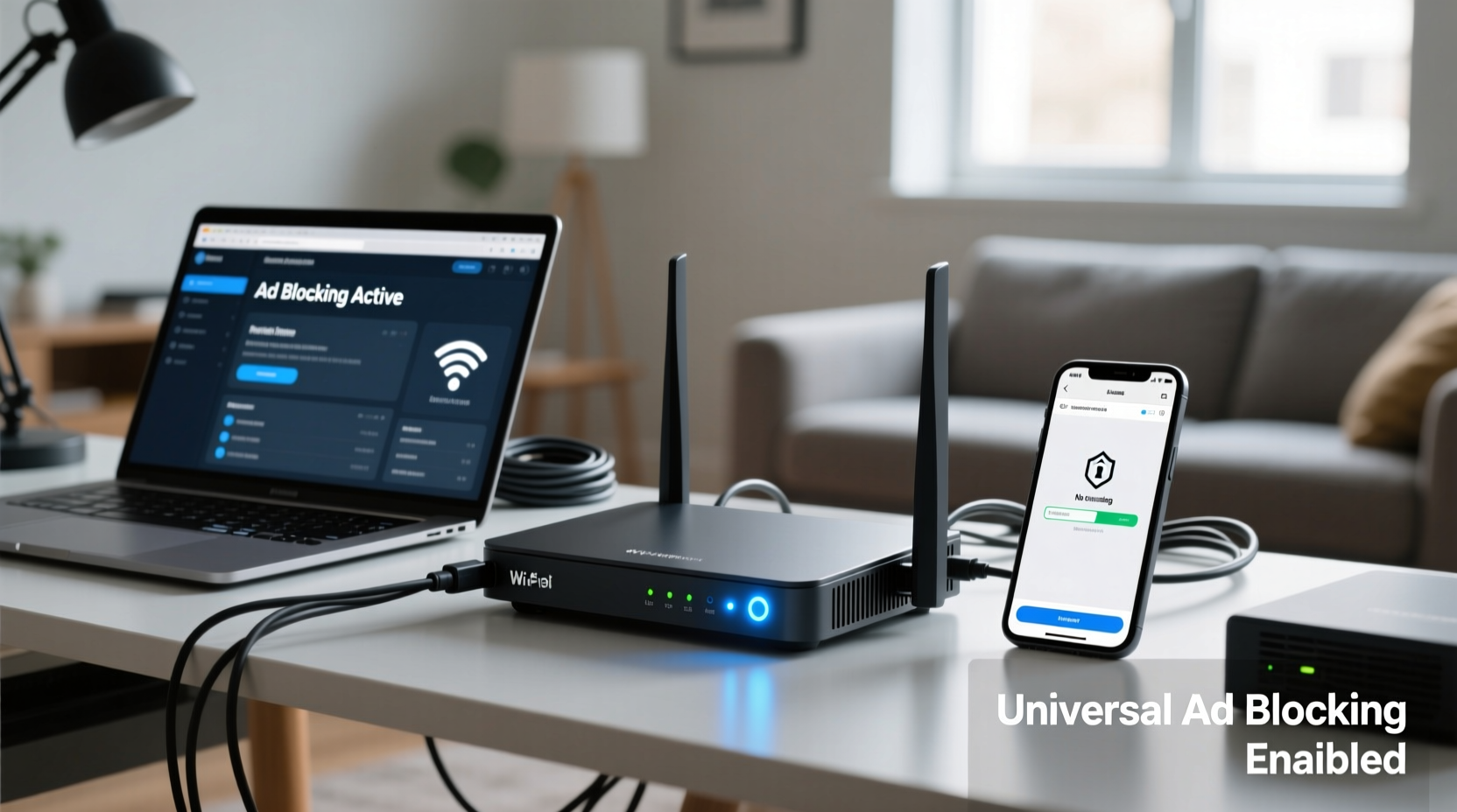 set up universal ad blocking through your router