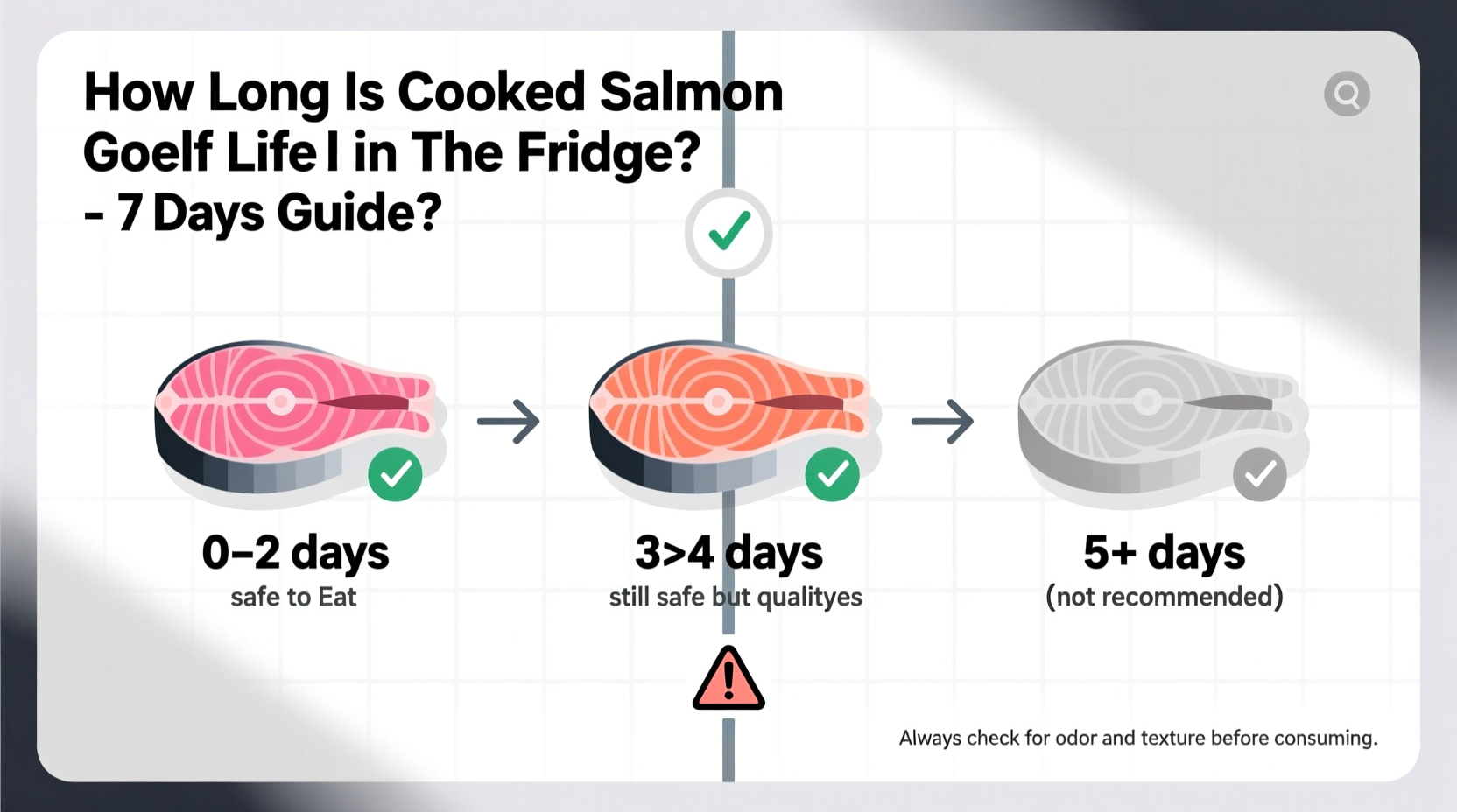 how long is cooked salmon good in fridge