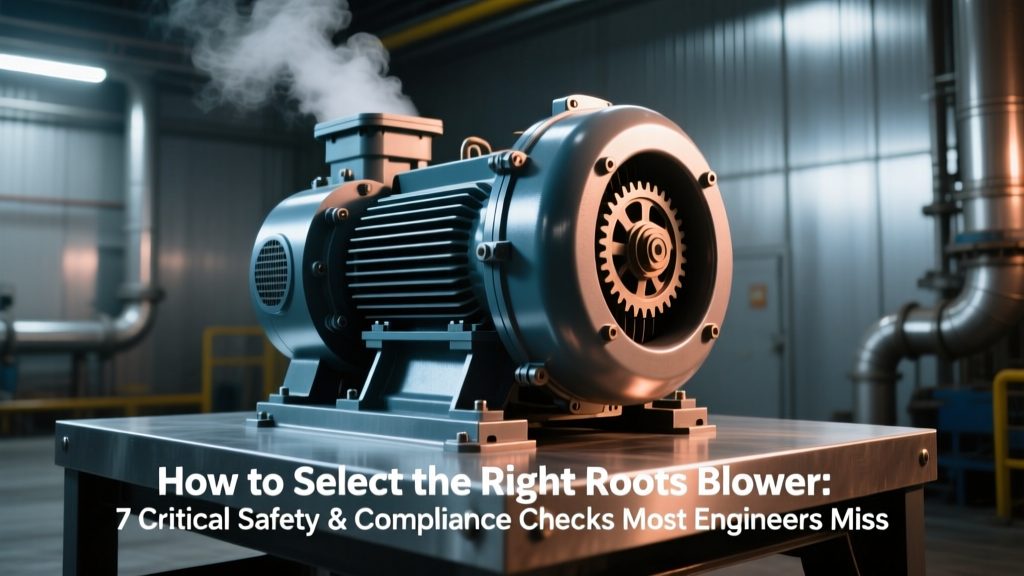Roots Blower Selection: 7 Safety & Compliance Checks