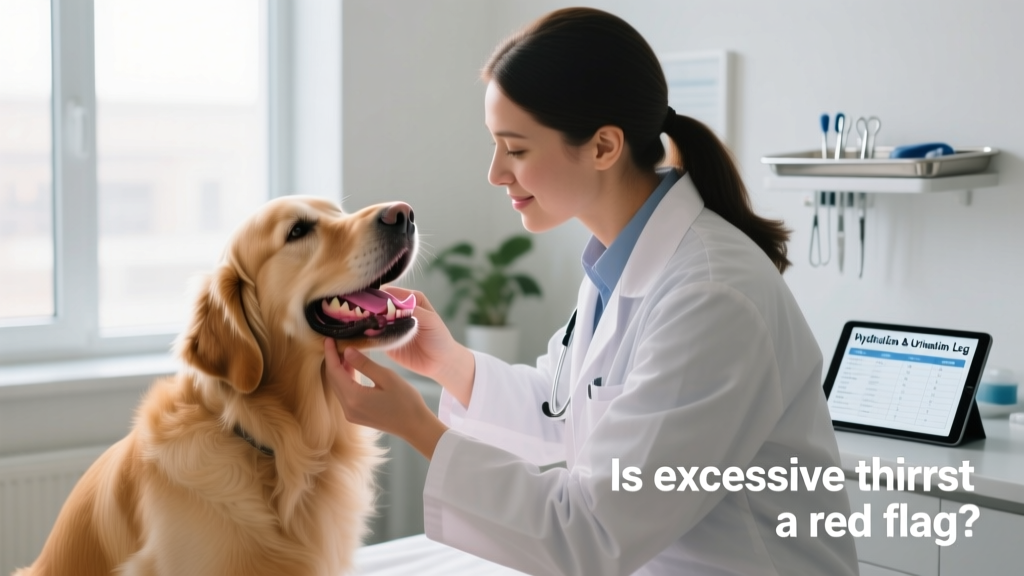 A veterinarian gently examining a dog’s mouth and gums during a routine checkup