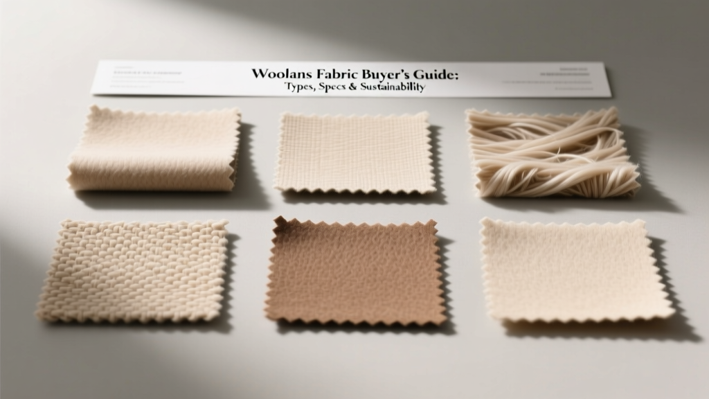 Woolans Fabric Buyer’s Guide: Types, Specs & Sustainability