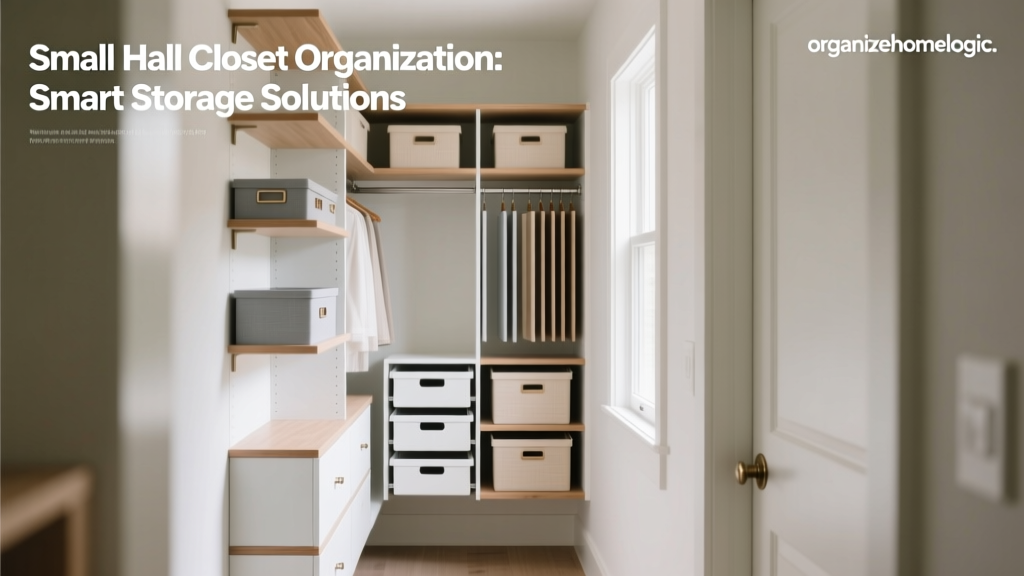 Small Hall Closet Organization: Smart Storage Solutions