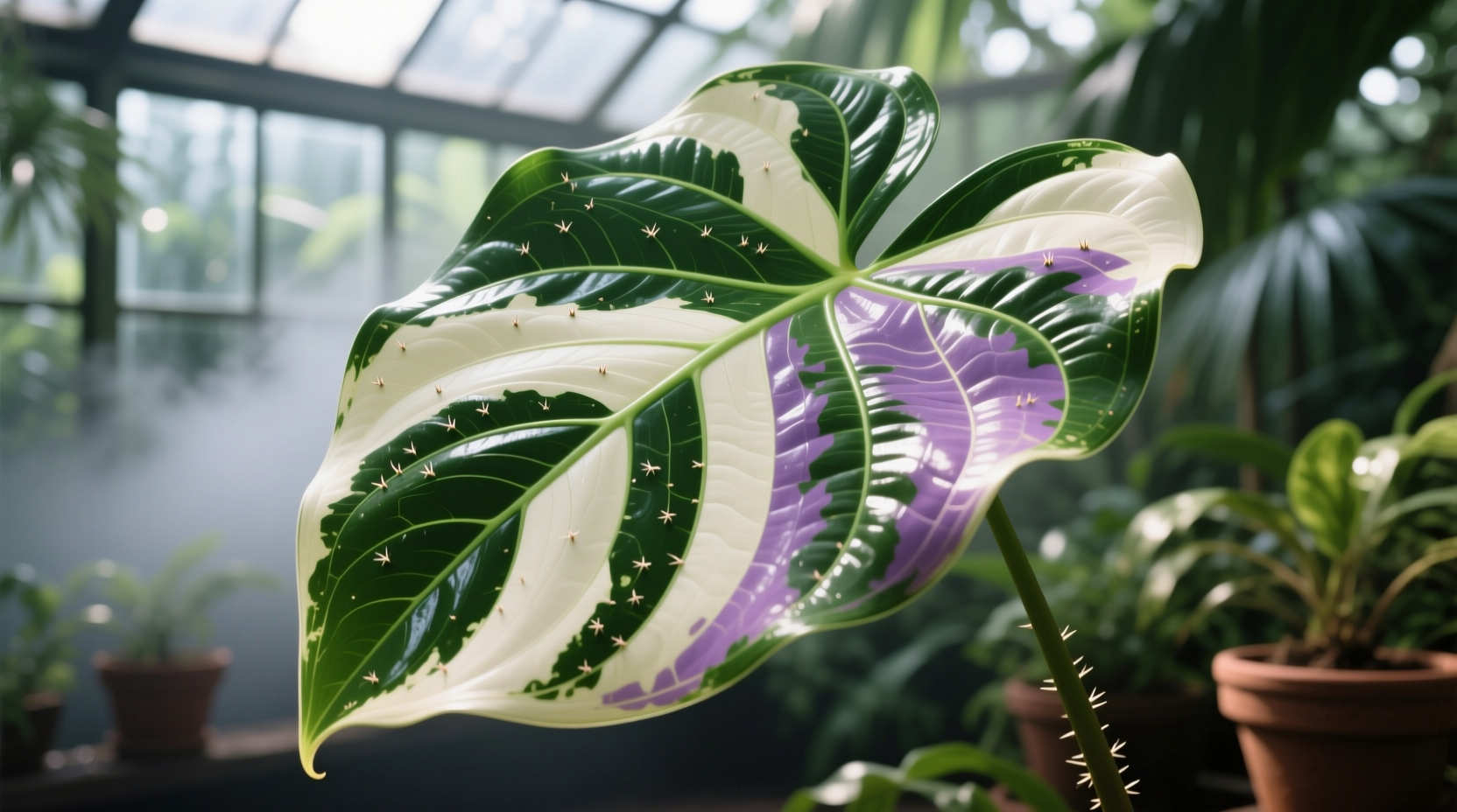 variegated alocasia jacklyn