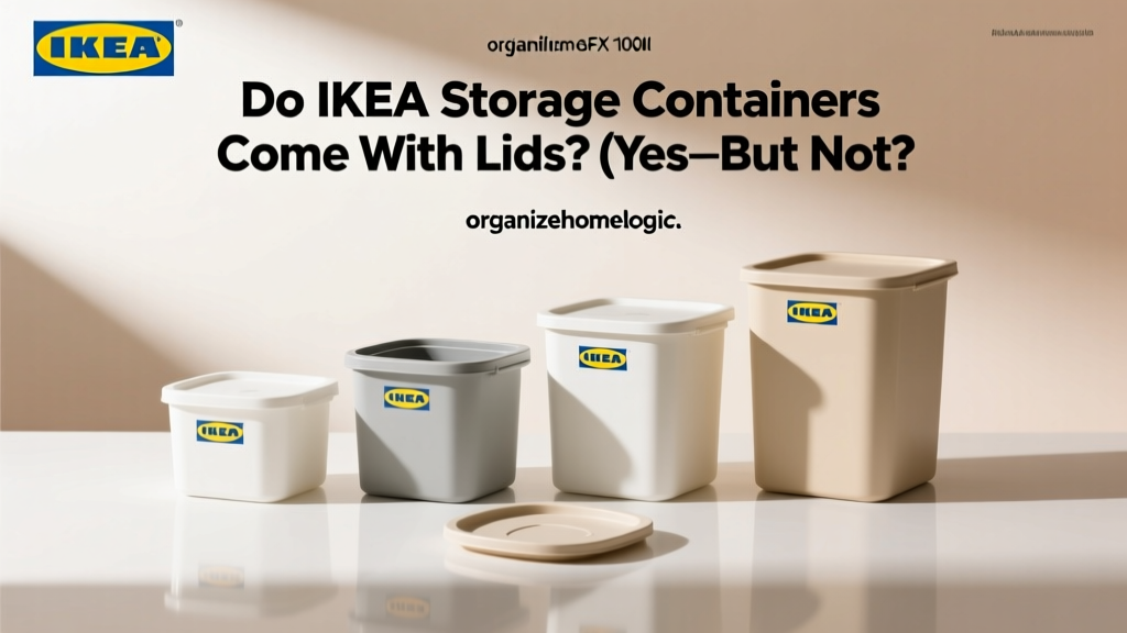 Do IKEA Storage Containers Come With Lids? (Yes—But Not