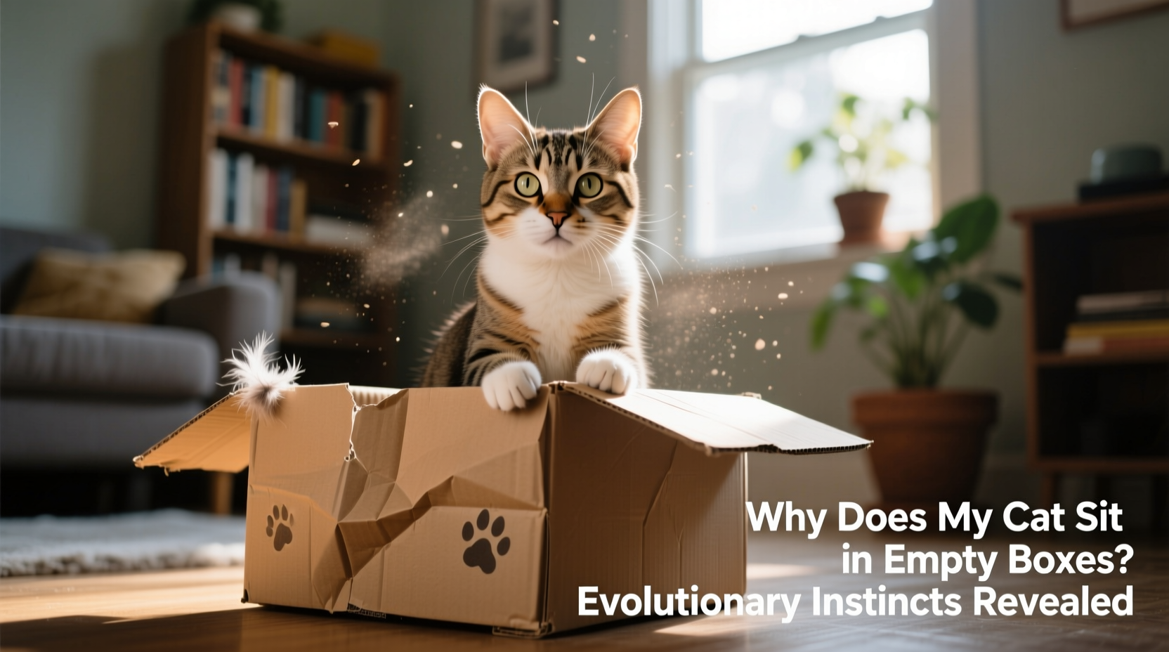 why does my cat sit in empty boxes evolutionary instincts revealed