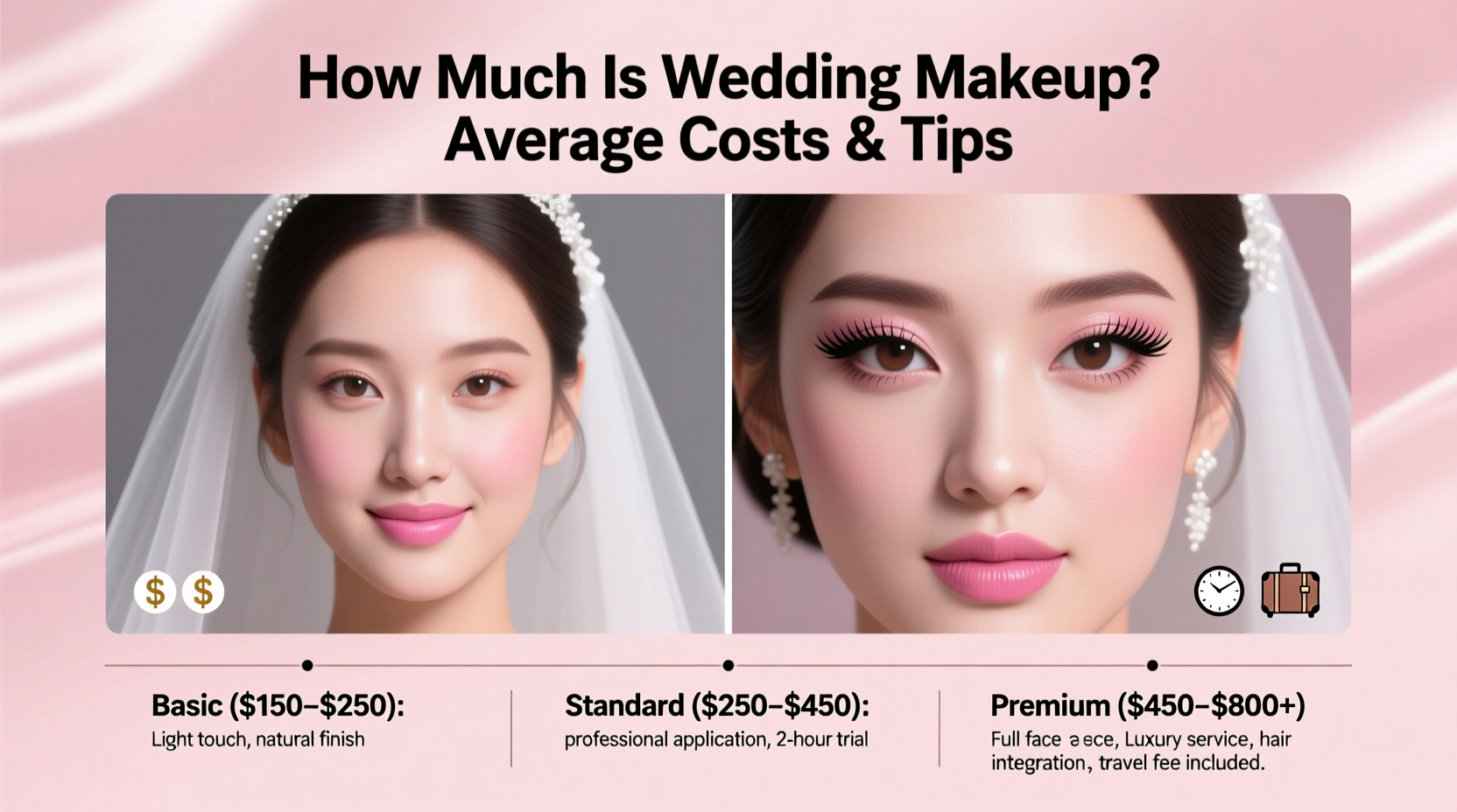 how much is wedding makeup