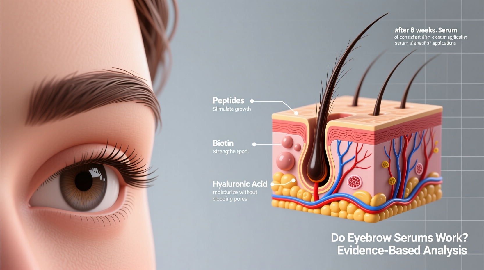 do eyebrow serums actually promote growth or just moisturize