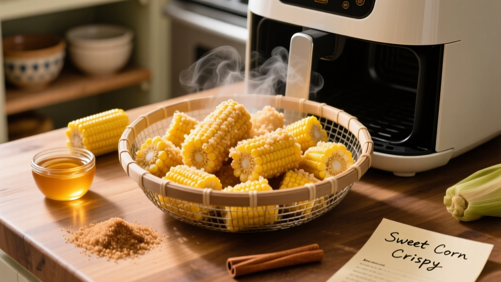 Air Fryer Corn: Crispy, Sweet & Foolproof in 12 Minutes