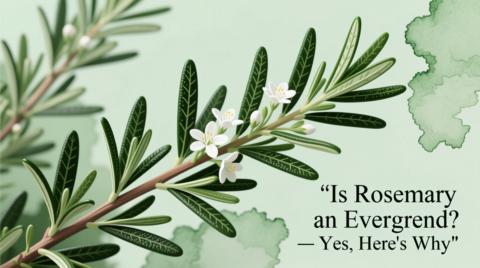 Is Rosemary Evergreen? Yes + Care Tips | TheHomeSprouts