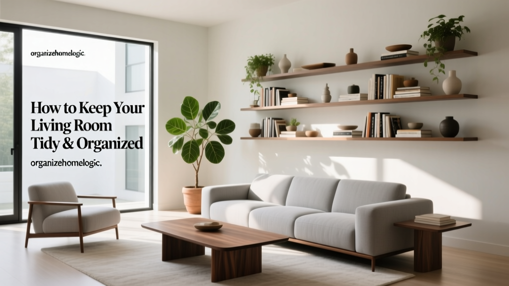 How to Keep Your Living Room Tidy & Organized