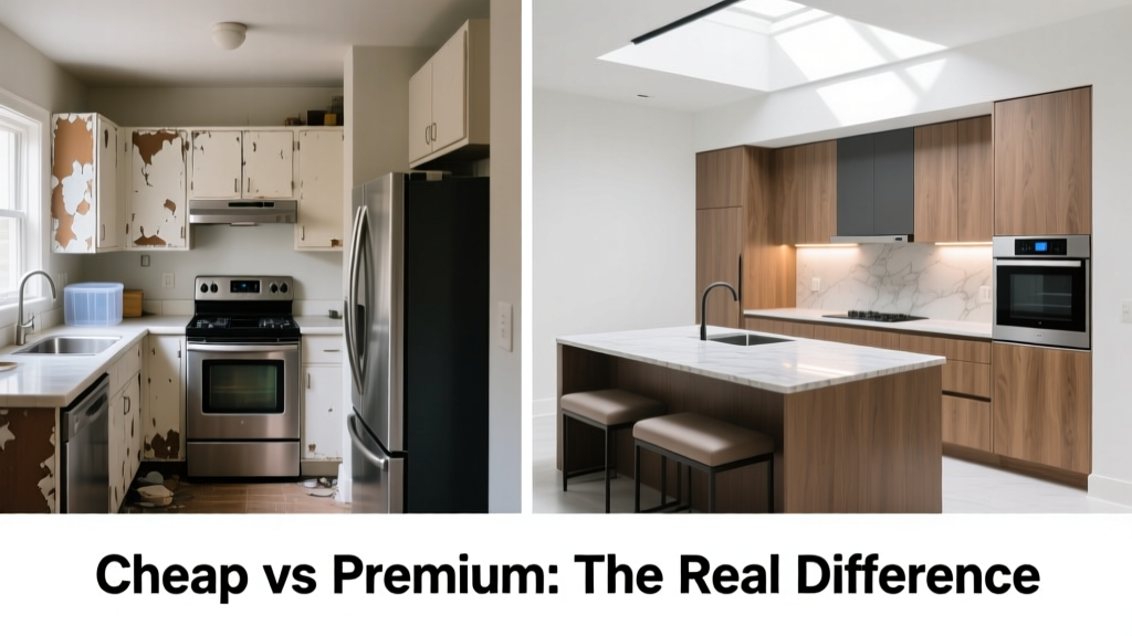 Cheap vs Premium Kitchen: What You’re Really Paying For — And Where It Matters Most