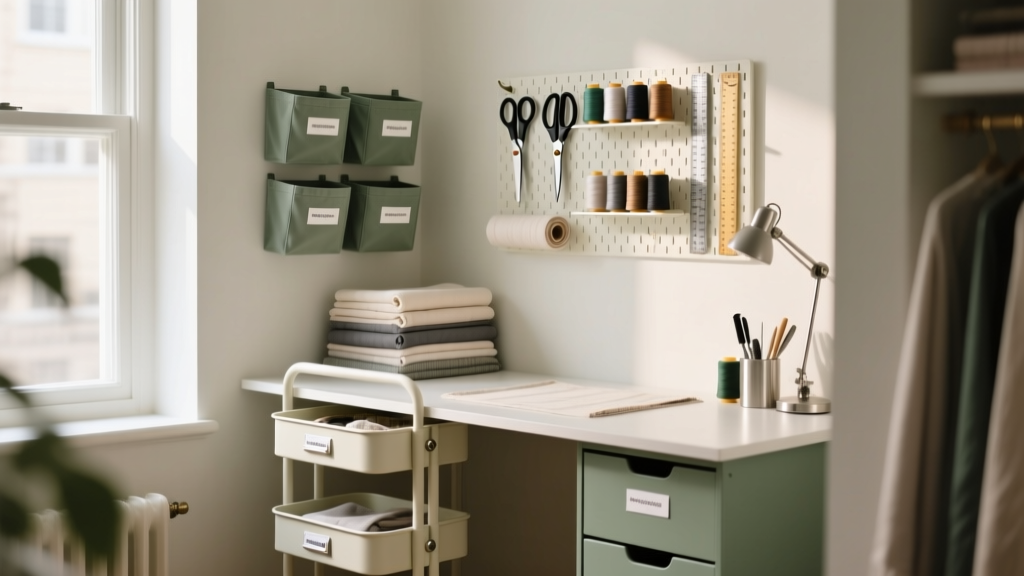 Sewing Organization Ideas for Small Spaces