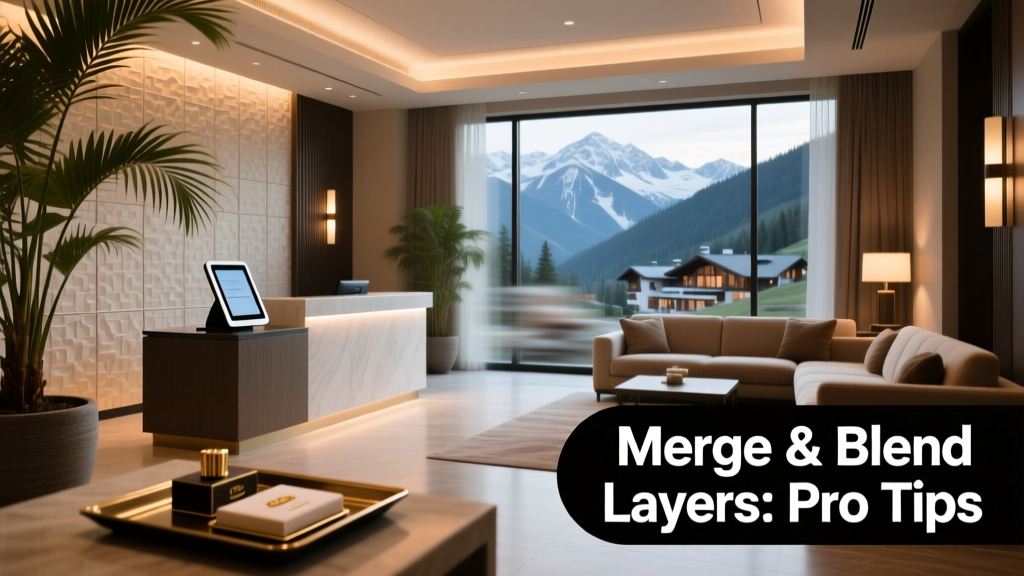 Merge & Blend Layers Photography Tips: Practical Techniques for Hospitality Visuals